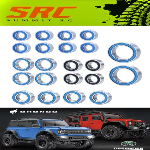 For Traxxas TRX-4M TRX4M Bronco Defender Complete Bearing Kit Upgrade 22 pcs