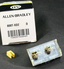One (1) Allen Bradley AB 800T-XD2 Contact Block for 30MM Push Button Switch NEW