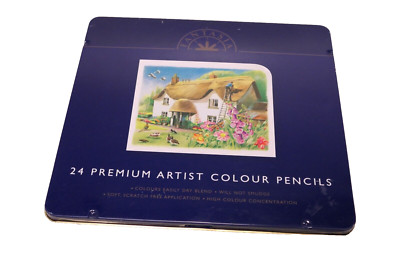 NEW FANTASIA ARTIST PREMIUM  Colouring Colored PENCILS  Set of 24