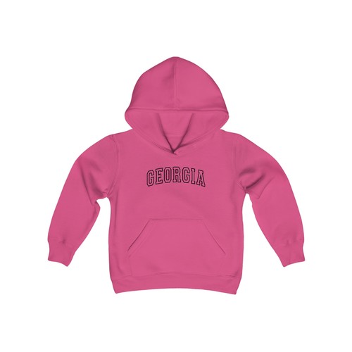 Georgia Youth Heavy Blend Hooded Sweatshirt - Picture 14 of 17
