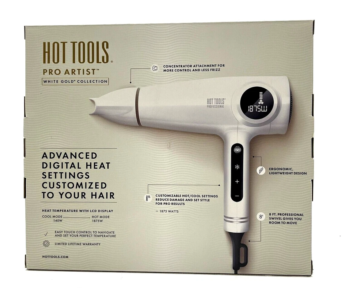 Digital top hair dryer