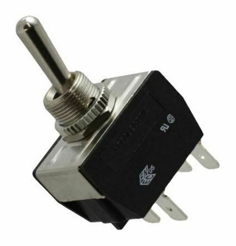 Ventilador Silencioso Interruptor Basculante Bipolar - Luminoso - 16A / 250V - 20A / 125V - Rojo Switch Bipolar Con Luz LC