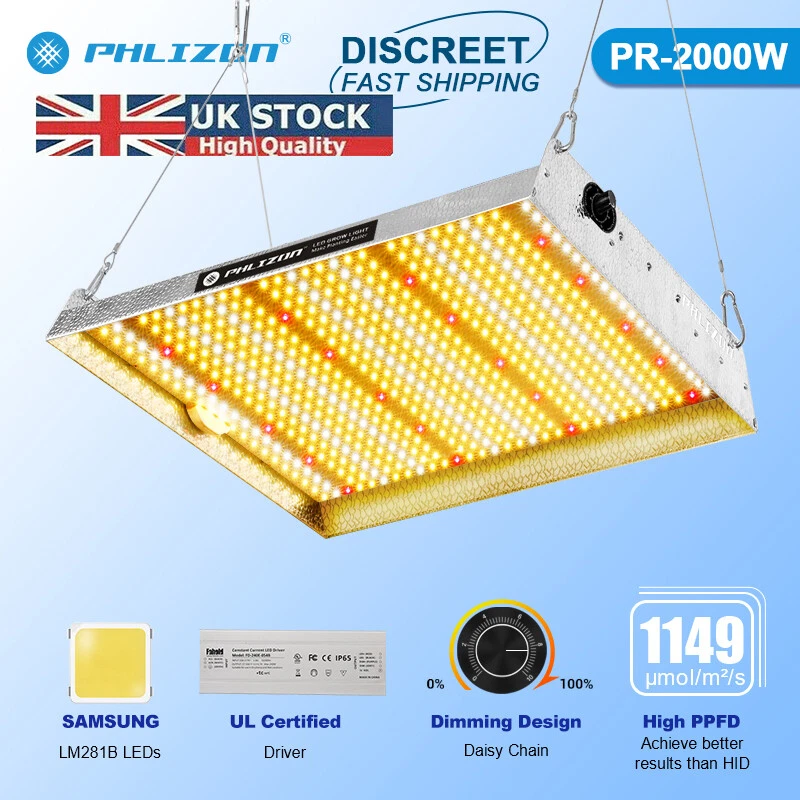 Highest ppfd 2024 grow light