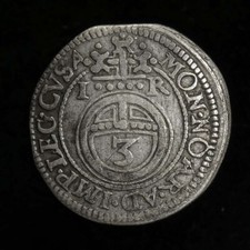 German States Brandenburg-Ansbach 1623 IR. 3 Kreuzer. KM# 27. #4768