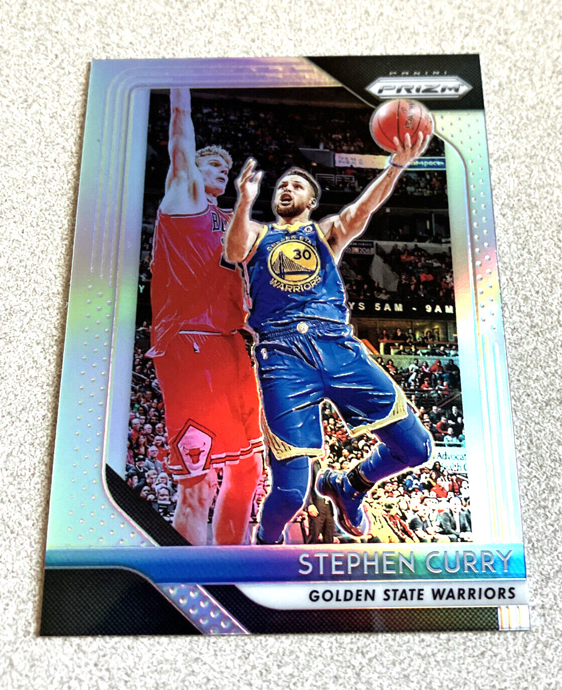 2018-19 Panini Prizm Silver Prizm #222 Stephen Curry Warriors