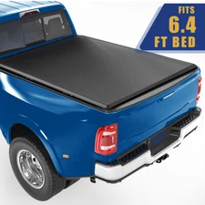 6.4FT Soft Roll-Up for 2002-2018 Ram 1500 , 2003-2025 2500 3500 Tonneau Cover