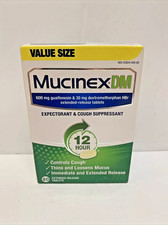 Mucinex D M 80 Tabs 600mg Guaifenesin Expires -9/2027