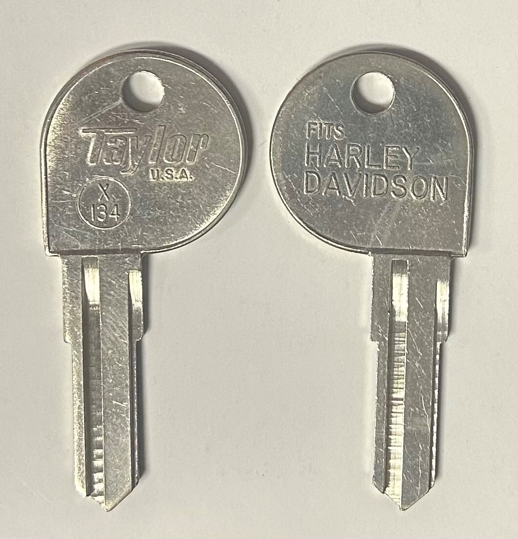 Taylor X134 Harley Davidson Key Blank uncut (1 Pc) for sale online | eBay