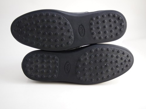 TOD's Wingtip Brogue Gray Antiqued Leather Mens Shoe Size EU 41 US 8 - Zdjęcie 6 z 8