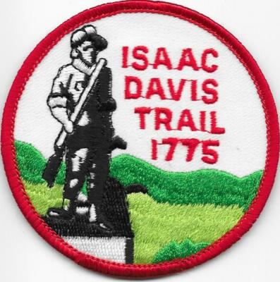 Issac Davis Trail Patch Cloth Back Boy Scouts of America BSA