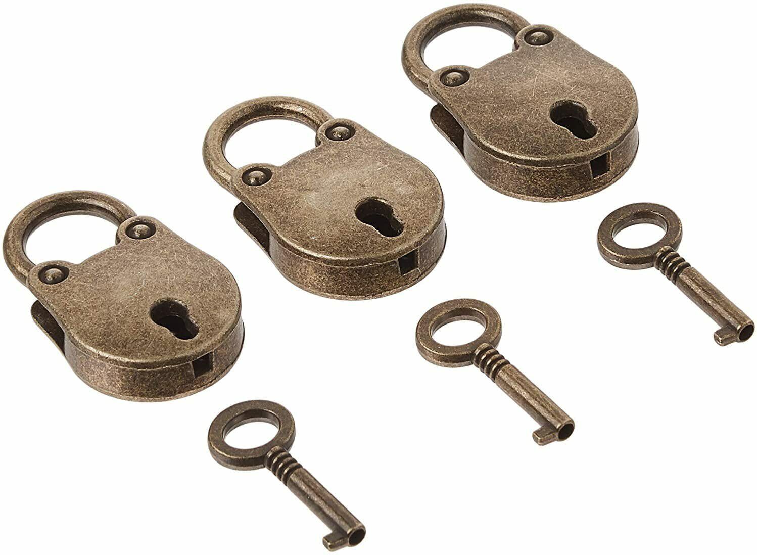 Old Vintage Antique Style Mini Sales of SALE items from new works Archaize Padlocks with K Lock Key Free shipping anywhere in the nation