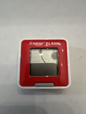 Hasbro Scrabble Flash Electronic Tile Game 1 Replacement Tile Red & White 2010