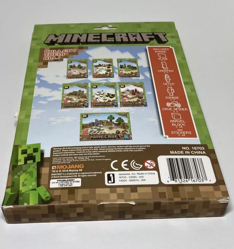 Jazwares Minecraft Hostile Mobs Papercraft Set, Get the ful…