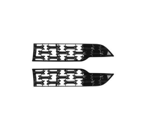 Black Front Bumper Bottom Grill Grille Panel Cover 2PCS For 2023-24 Mazda CX-50 - Picture 2 of 7