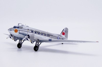 DOUGLAS DC-3 CNAC (POLISHED) REG:N41CQ - KJ MODELS KJ-DC-3-130 1/200 - PRE ORDER