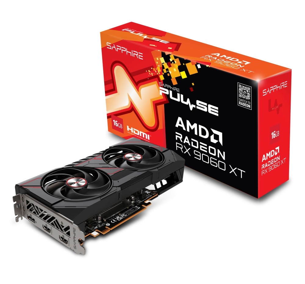 Sapphire Radeon RX9060XT Pulse Gaming OC 16GBGDDR6 2xHDMI DP - Image 3
