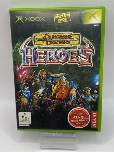 D&D Dungeons and Dragons Heroes Microsoft Xbox Game Complete with Manual Minty