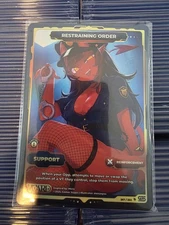 VCard Awakened Worlds: Restraining Order 267/250 Secret Rare