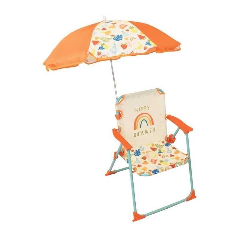 Chaise pliante camping FUN HOUSE Fruity's petit fauteuil de jardin enfant
