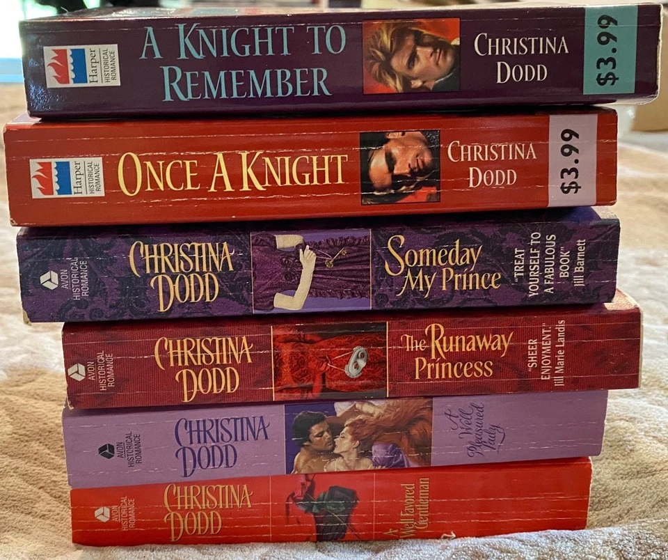 The Knight, Princess, and Fairchild Family Series by Christina Dodd (6 Book Lot) Foto 2 de 2