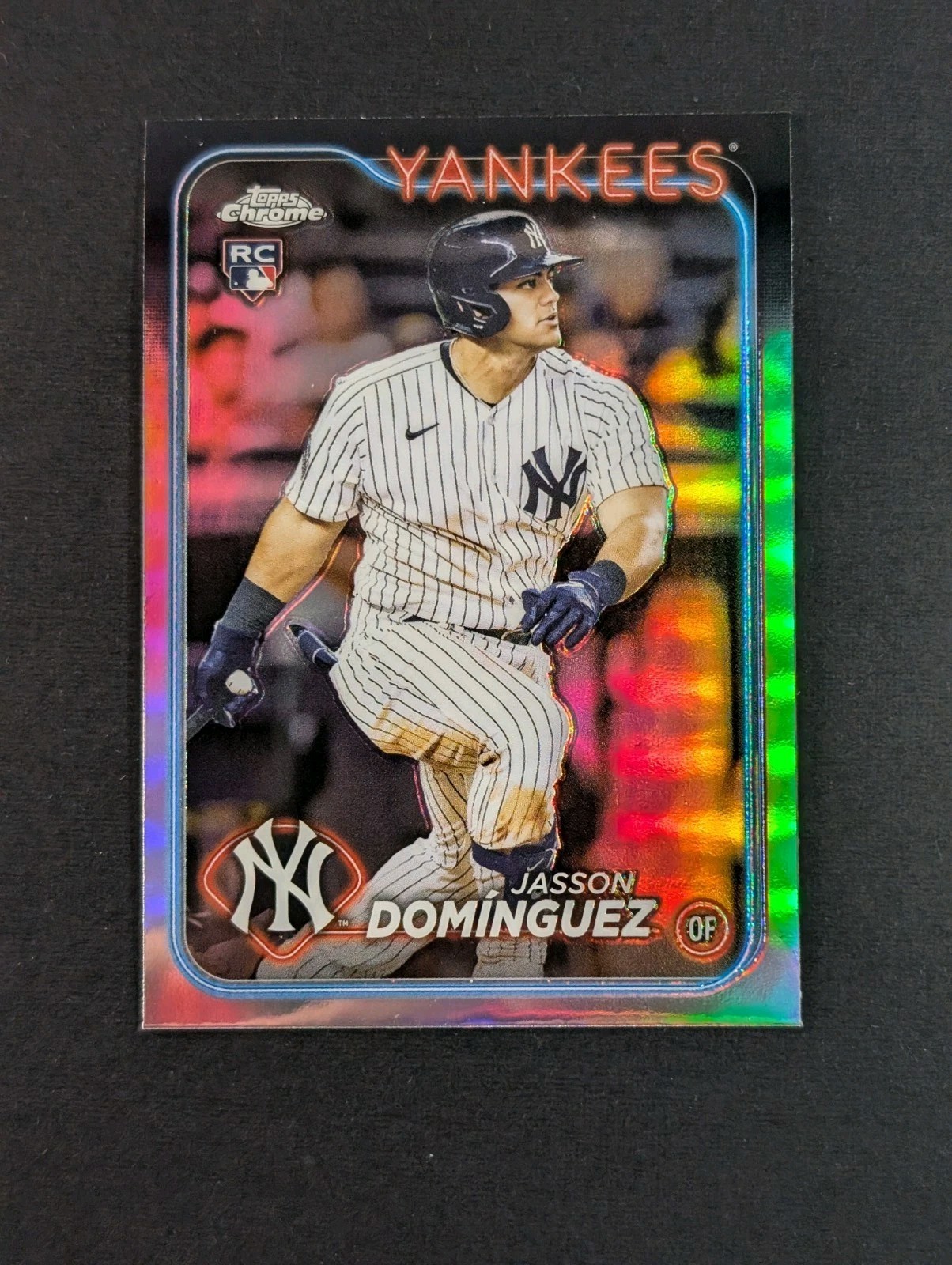 Jasson Dominguez 2024 Topps Chrome #89 Refractor Rookie RC