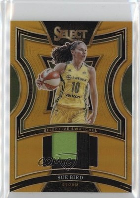 2025 Panini Select WNBA Selective Swatches Gold Prizm 10/10 Sue Bird #SW-SB 0c3