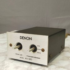 Denon AU-320 Step Up Transformer Mc Phono Cartridge Argento dal Giappone