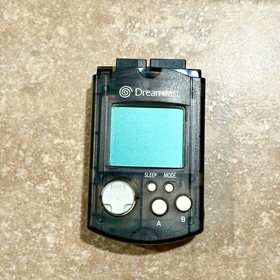 Official Sega Dreamcast VMU Smoke Clear Visual Memory Unit HKT-7000 Tested OEM