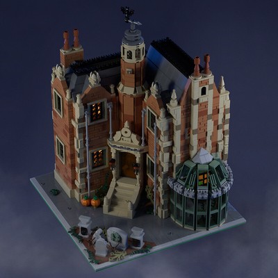 Haunted Mansion Modular Building Blocks Set MOC-195520 Bricks Toy 2098pcs