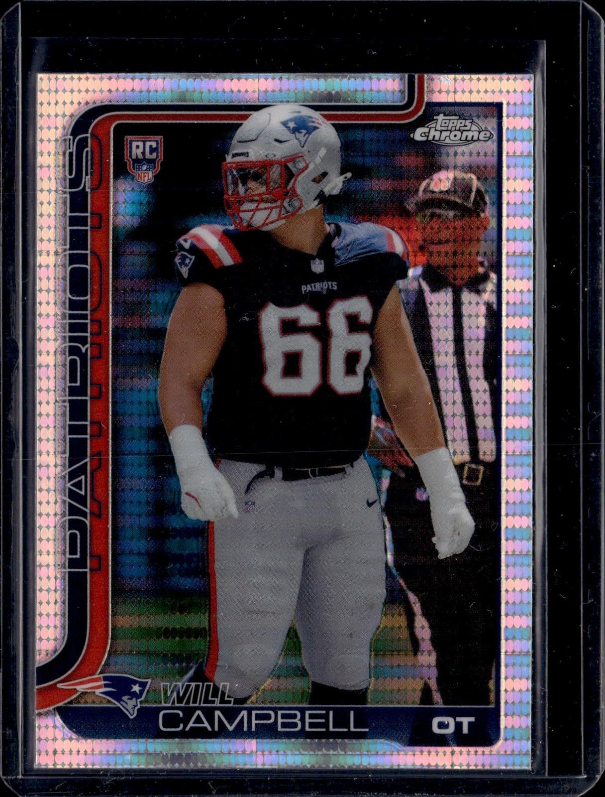 2025 Topps Chrome #379 Will Campbell Pulsar Refractor
