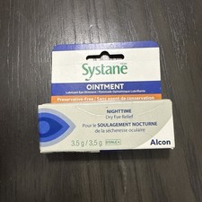 NIB/Sealed Systane Nighttime Dry Eye Relief Ointment 3.5g Exp: 08/27 Free Ship
