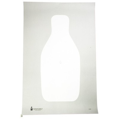 Action Target FBI DEA Q Target Bright White Paper 22.5 x 34.5 Inch 100 Pack