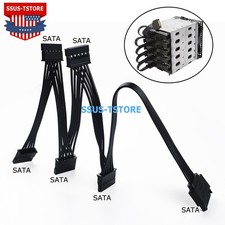 SATA Power 15 Pin 1 Male To 5 Female Splitter Hard Drive Cable for HDD SSD