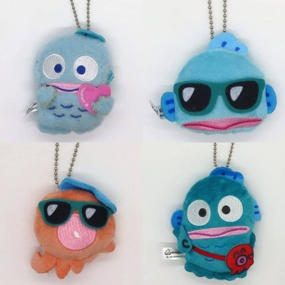 Hangyodon Plush Ball Chain 2 Complete Set All 4 Types