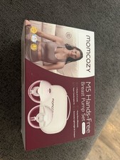 Momcozy M5 Hands-Free Double Electric Breast Pump Set Pink 24mm w/ Case