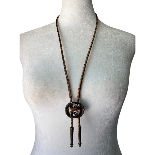 Vintage ‘80s Polo Motif Adjustable Bolo Tie
