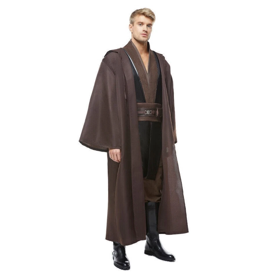 Star Wars Jedi Anakin Skywalker Sith Darth Vader Cosplay costume Brown uniform - Bild 4 von 4