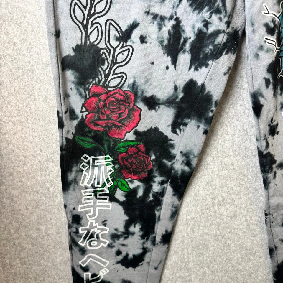 rue21 Женские тренировочные штаны XL Jogger галстук краситель граффити змея розы богемное гранж - Изображение 4 из 4