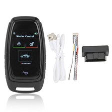Black Car Smart LCD Key Touch Screen Bluetooth 5.0 Connection Keyless Entry