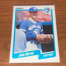 1990 Fleer Update Baseball John Olerud Rookie Card #U-128 Set Break NM-MT