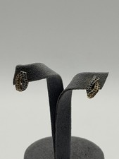 Echtgold 585% Damen Ohrringe Top Zustand Massiv Ohrclips Zirkonia Wie Neu Top