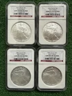 Lot of 4 -2006 American Silver Eagle 1oz - First Strikes Gem Uncirculated