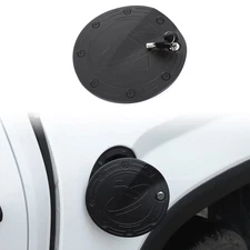 Locking Fuel Door Black Gas Tank Cap Cover Lock Key For Toyota Tundra 22+ US