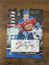 2012-13 ITG Heroes and Prospects Auto Henrik Samuelsson #A-HS Auto Oil Kings