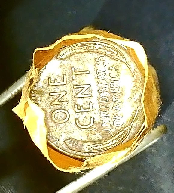 Rollo de centavo de trigo 1952-S - ¡¡¡EN ROLLO DE BANCO INTACTO DESDE 1961!!!" Foto 4 de 4