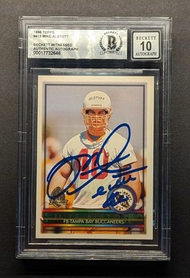 MIKE ALSTOTT Rookie Auto 1996 Topps BGS 10 Gem Mint Auto Inscribed RC