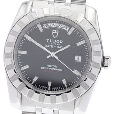 Orologio Uomo Automatico TUDOR Classic Date Day 23010 Quadrante Nero_942605