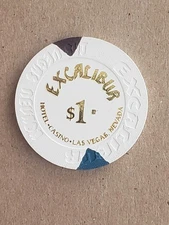 1.00 Chip NEW  from the Excalibur Las Vegas Nevada