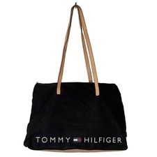 Vintage Large 19" Tommy Hilfiger Nylon Overnight Gym Weekender Bag Read