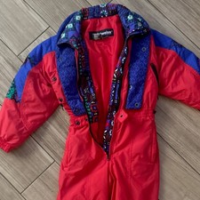 VINTAGE 80s perfect condition Insulated Kids Snowsuit